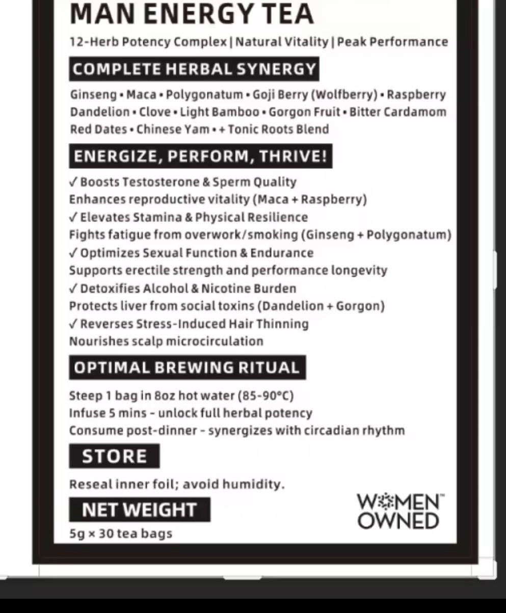 R2 Road Runna Alpha Herbal Tea              (MEN)
